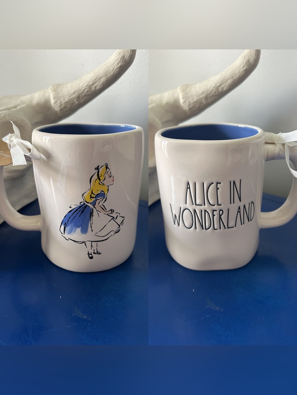 Rae Dunn Disney Alice in Wonderland Double Sided Mug
